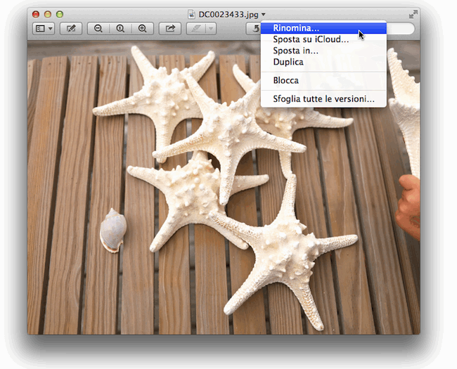 Mountain Lion rinomina nome Mountain Lion: Come rinominare velocemente i file aperti e i preferiti di Safari su Mac!