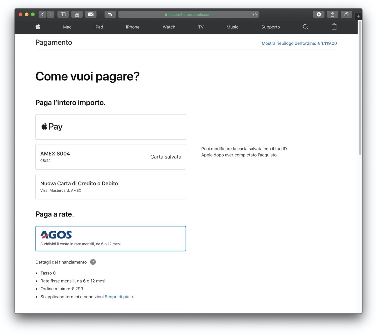 Apple Store: finanziamento in 12 rate a tasso zero c'è tempo fino al 27  marzo : SPIDER-MAC