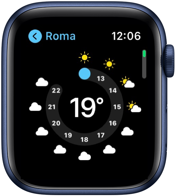 Come controllare il meteo su Apple Watch : SPIDER-MAC