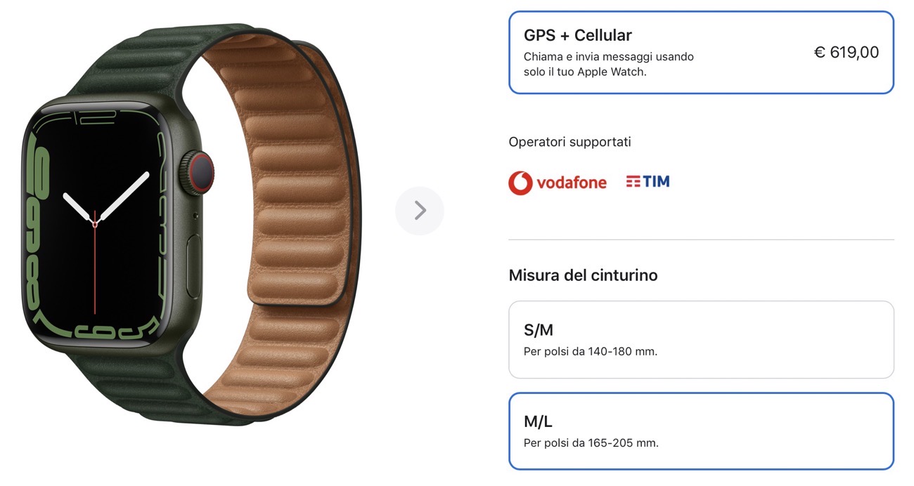 È ufficiale: Apple Watch GPS + Cellular anche con TIM : SPIDER-MAC